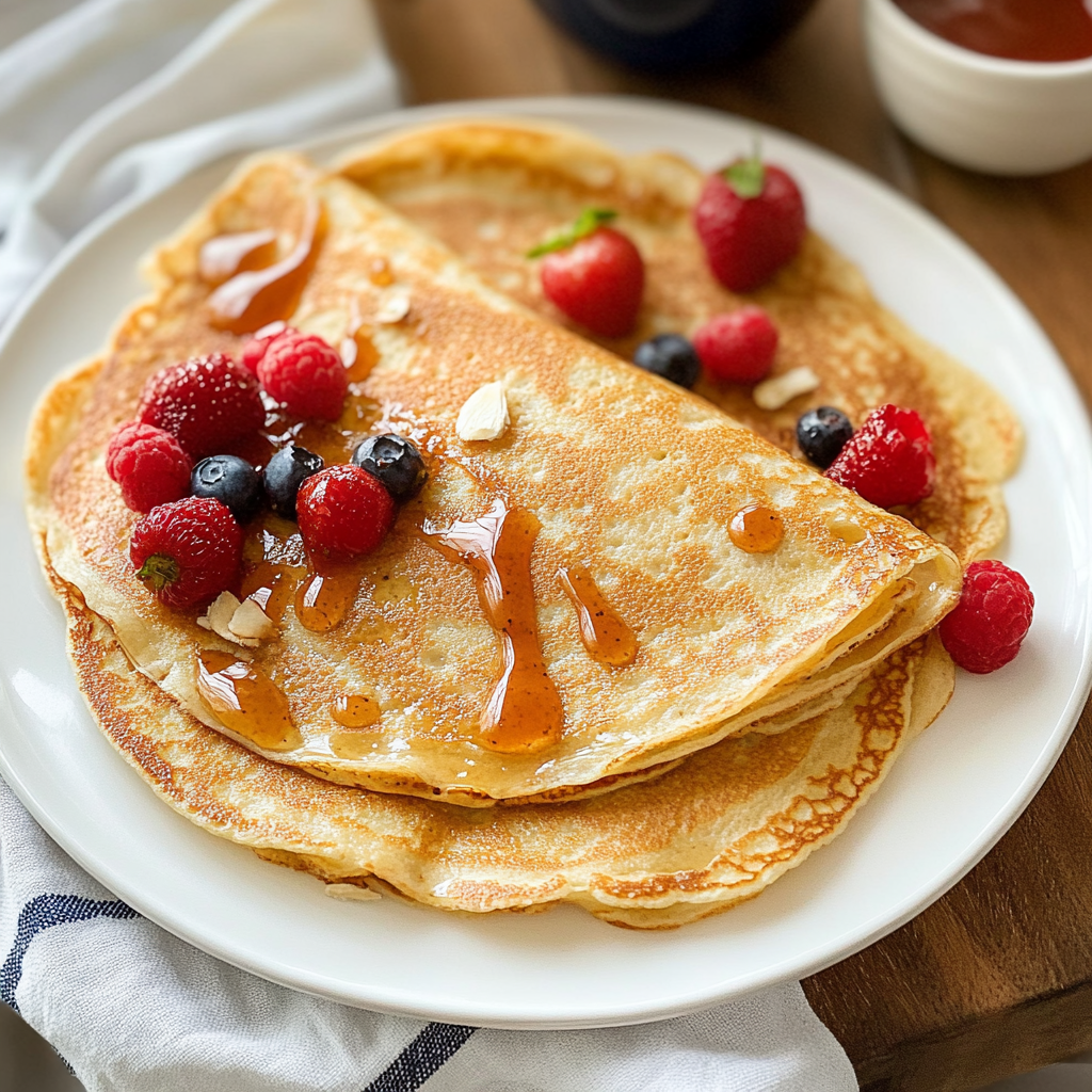 Healthy Oat Crepes
