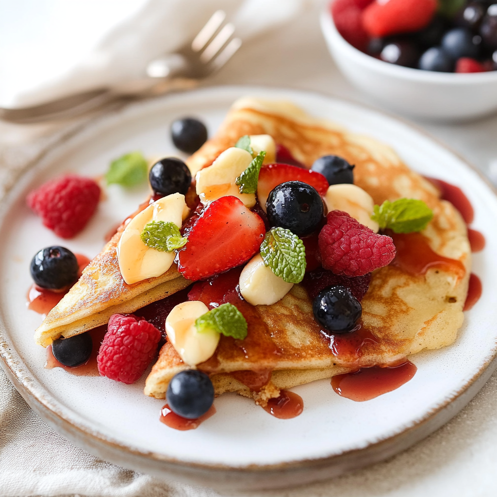 Healthy Oat Crepes
