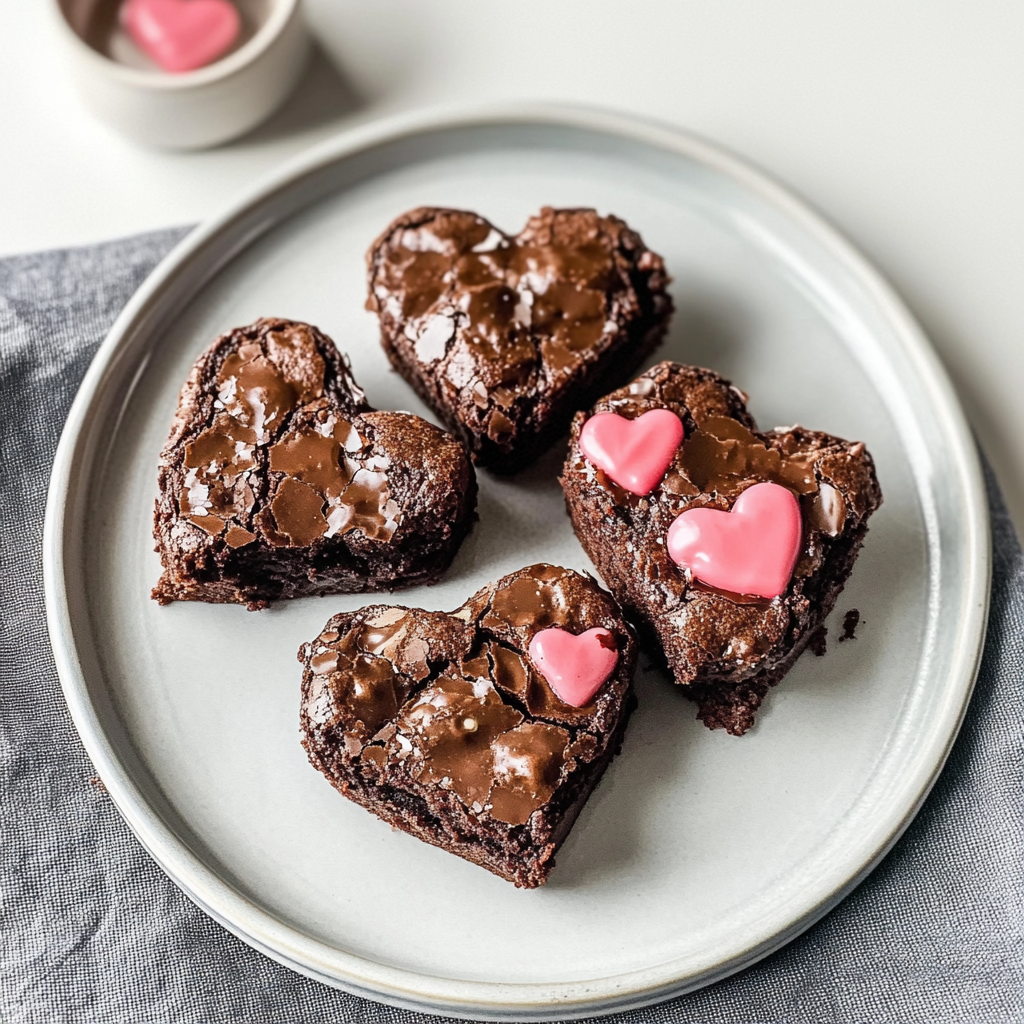 Heart Shaped Brownies
