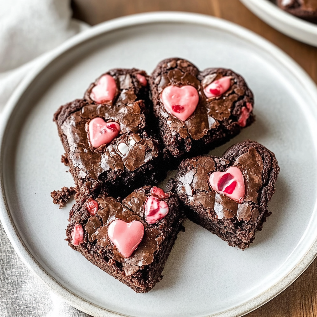 Heart Shaped Brownies