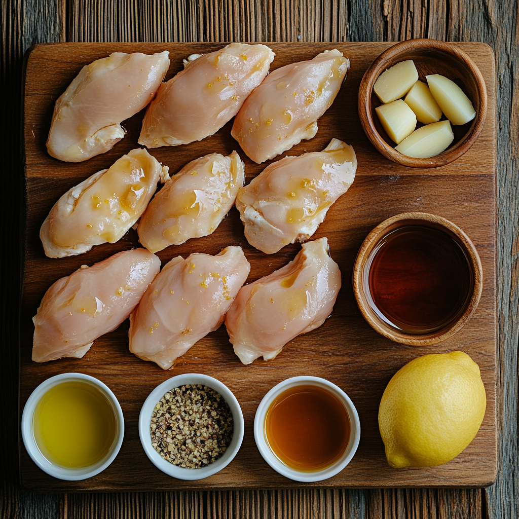 Lemon Garlic Chicken ingredients