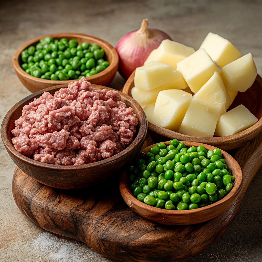 Minced Beef and Tatties ingredients