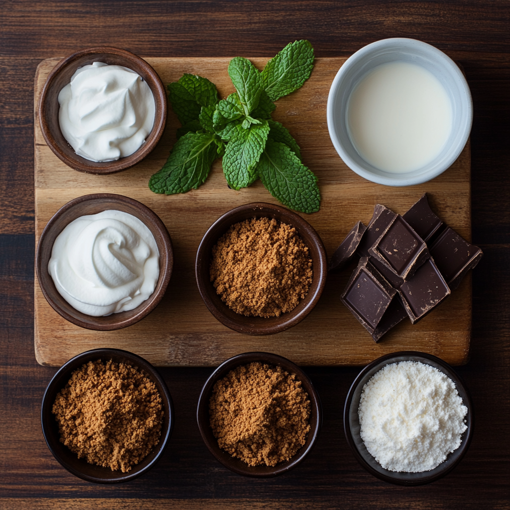 Mint Pie ingredients
