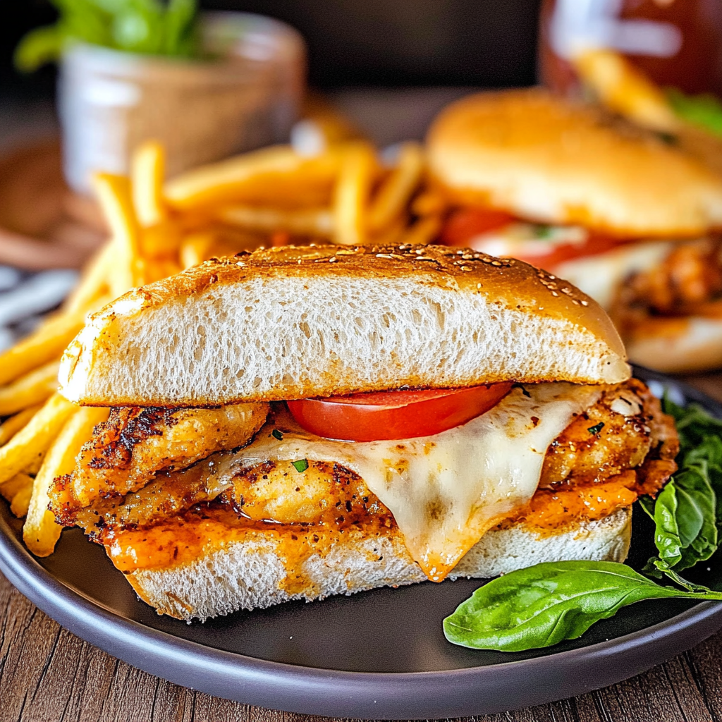Parmesan Garlic Chicken Sandwich