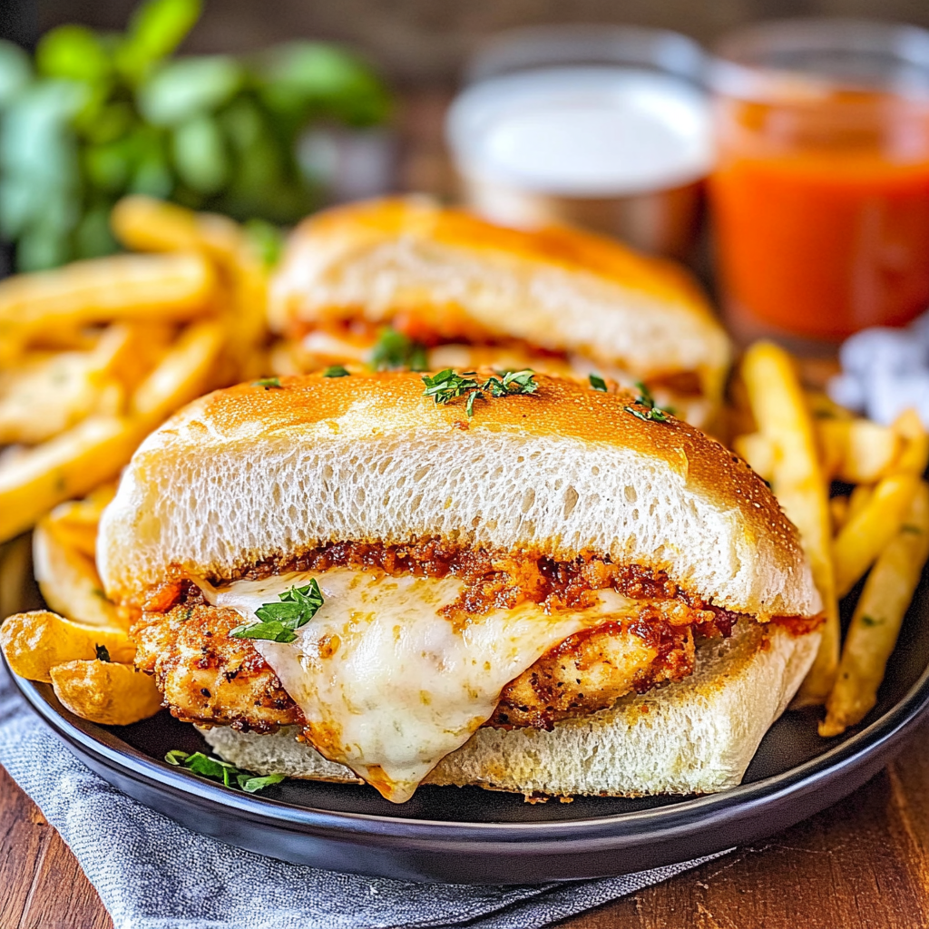 Parmesan Garlic Chicken Sandwich