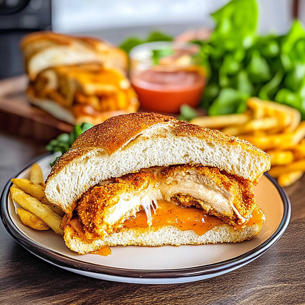 Parmesan Garlic Chicken Sandwich