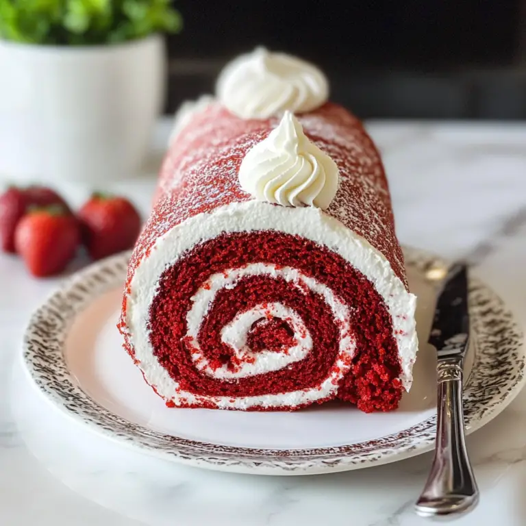 Red Velvet Cake Roll