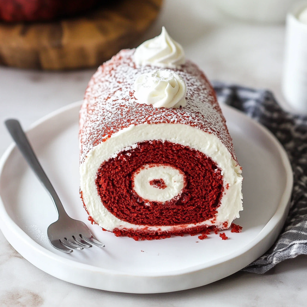 Red Velvet Cake Roll