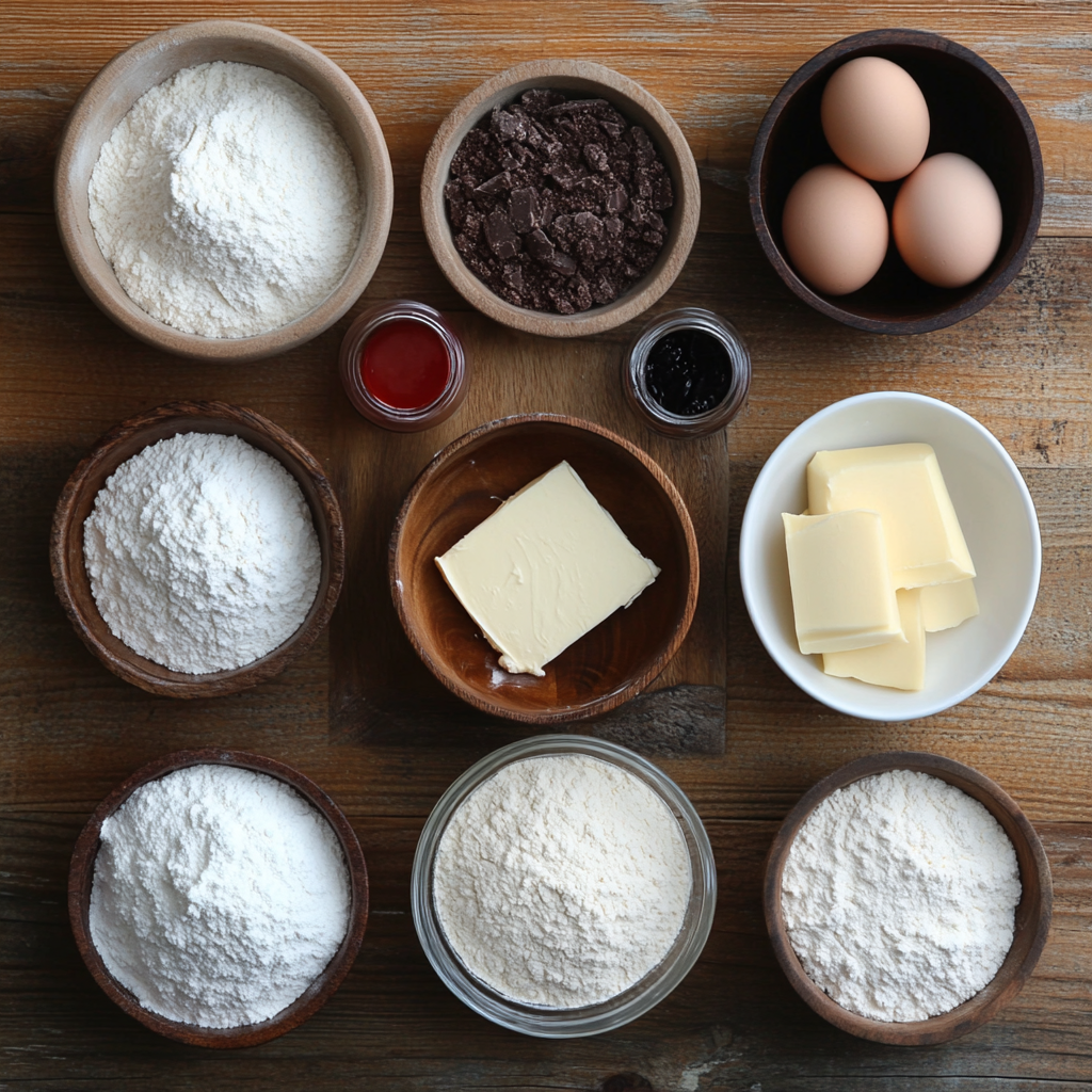Red Velvet Cake ingredients