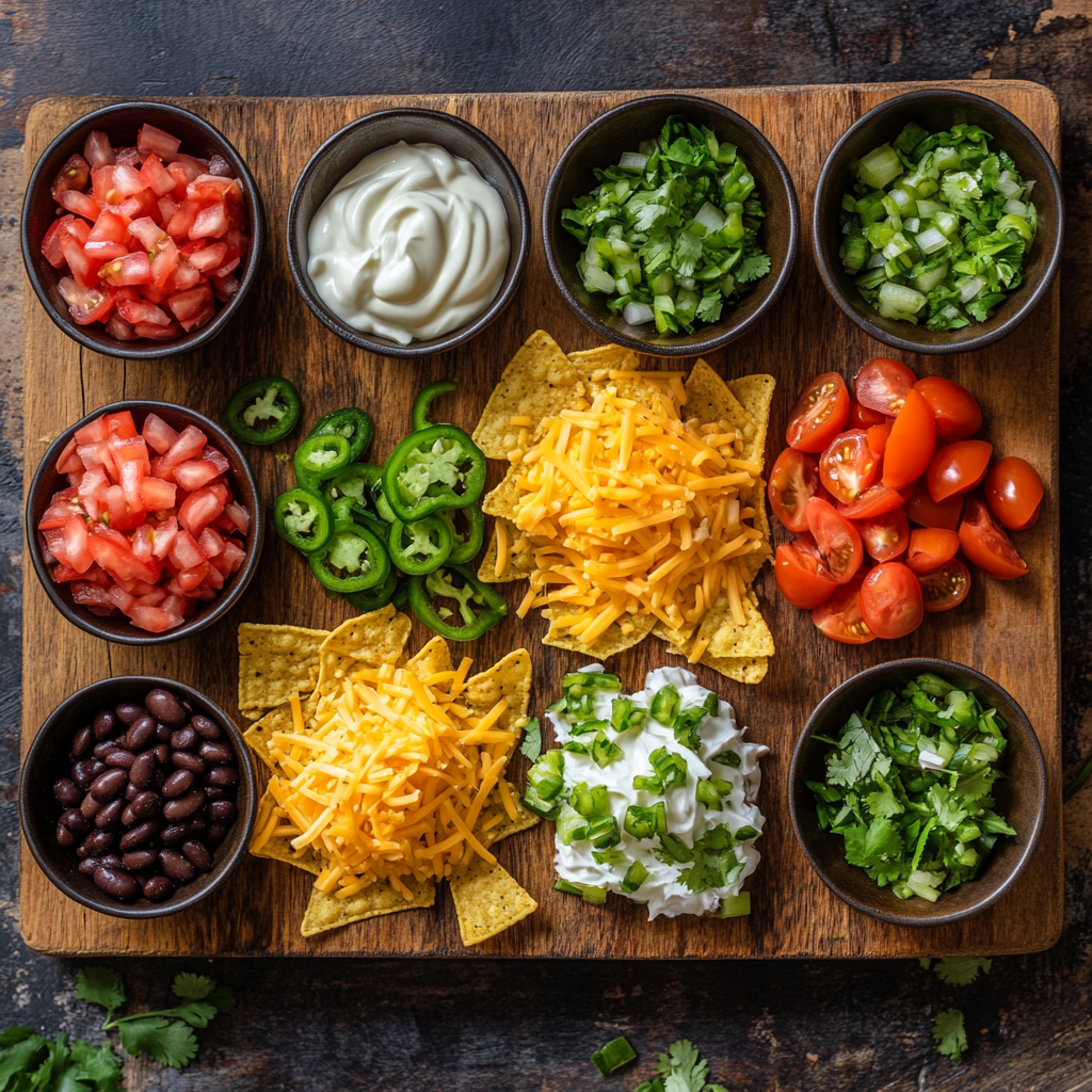 Sheet Pan Nachos ingredients