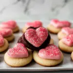 Sparkle Sweetheart Cookies