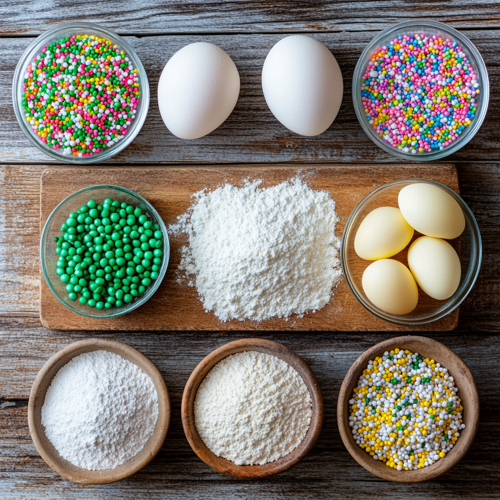 St. Patrick’s Day Cookies ingredients