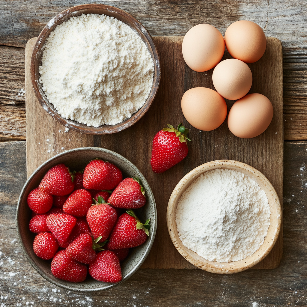 Strawberry Kiss Cookies ingredients