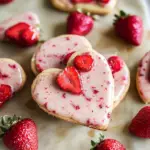 Strawberry Shortbread Cookies