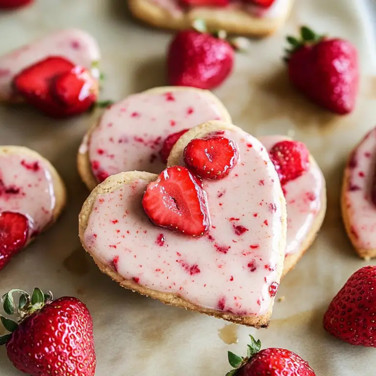 Strawberry Shortbread Cookies