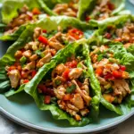 Thai Chicken Lettuce Wraps