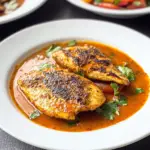 Tilapia in Roasted Pepper Sauce