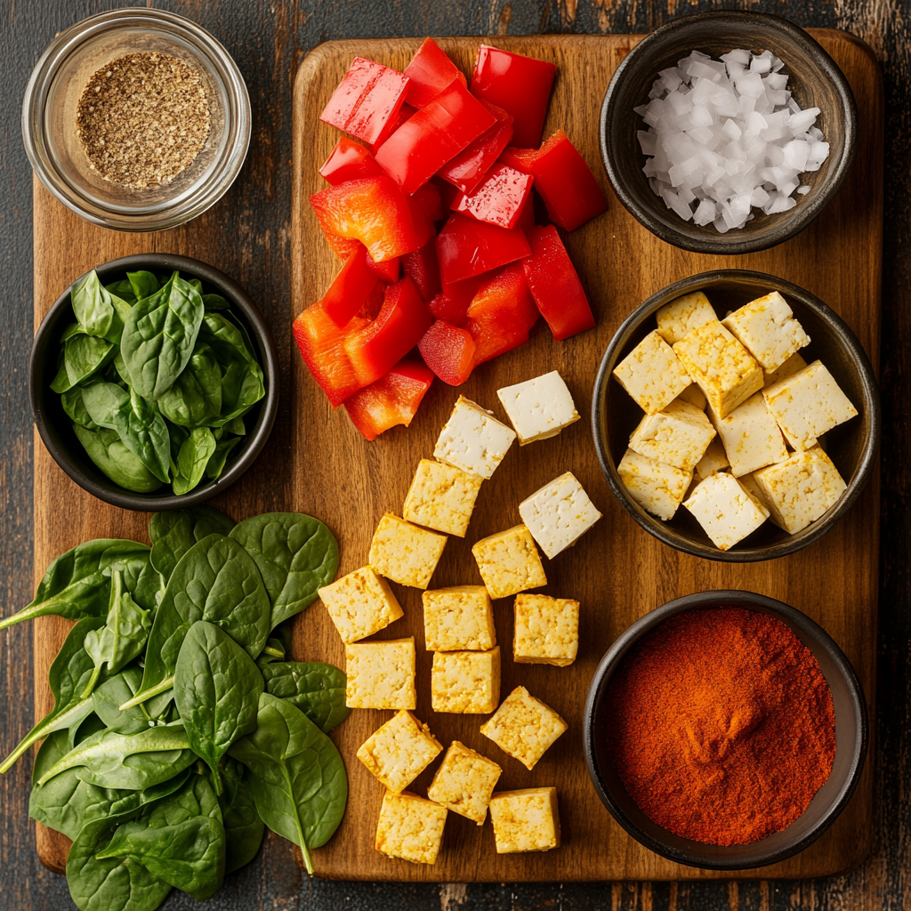 Tofu Scramble ingredients