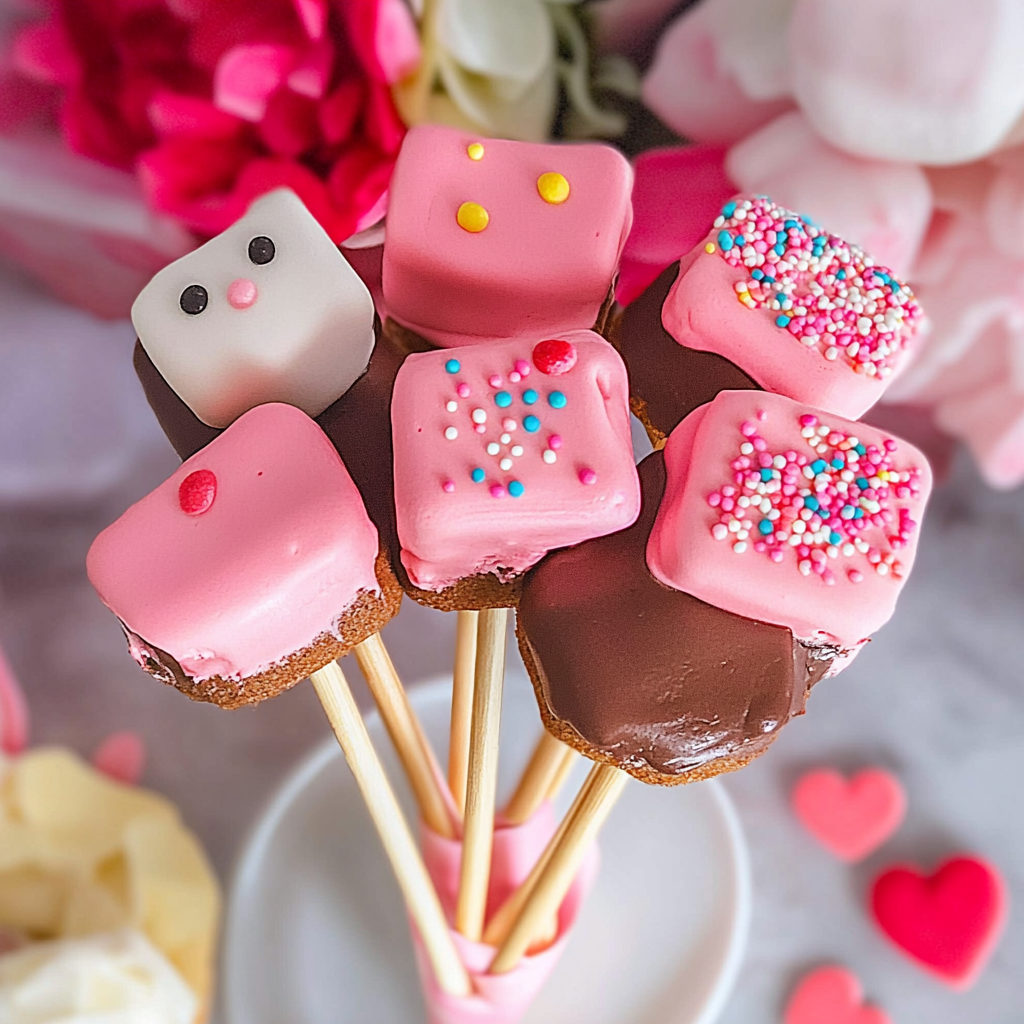 Valentine Marshmallow Pops