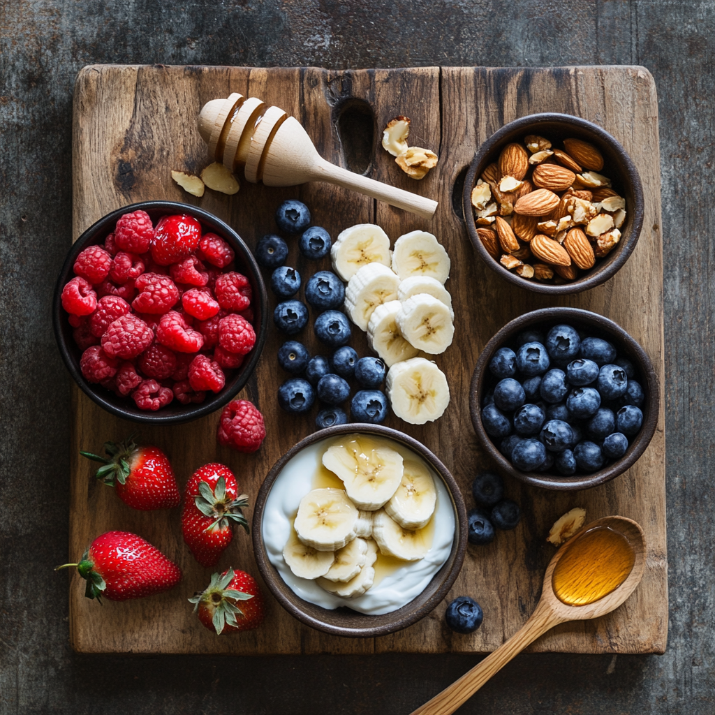 Yogurt Bowls (4 Ways) ingredients