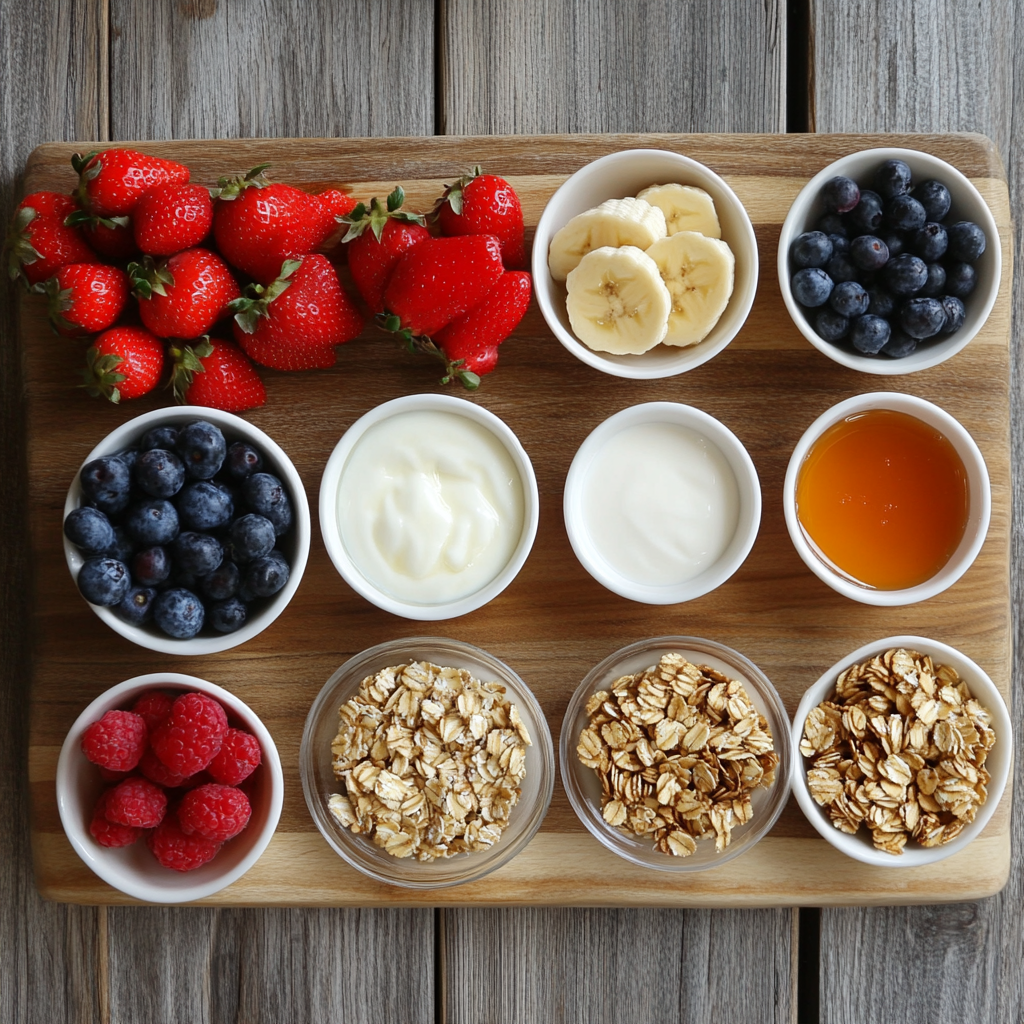 Yogurt & Granola Parfaits ingredients