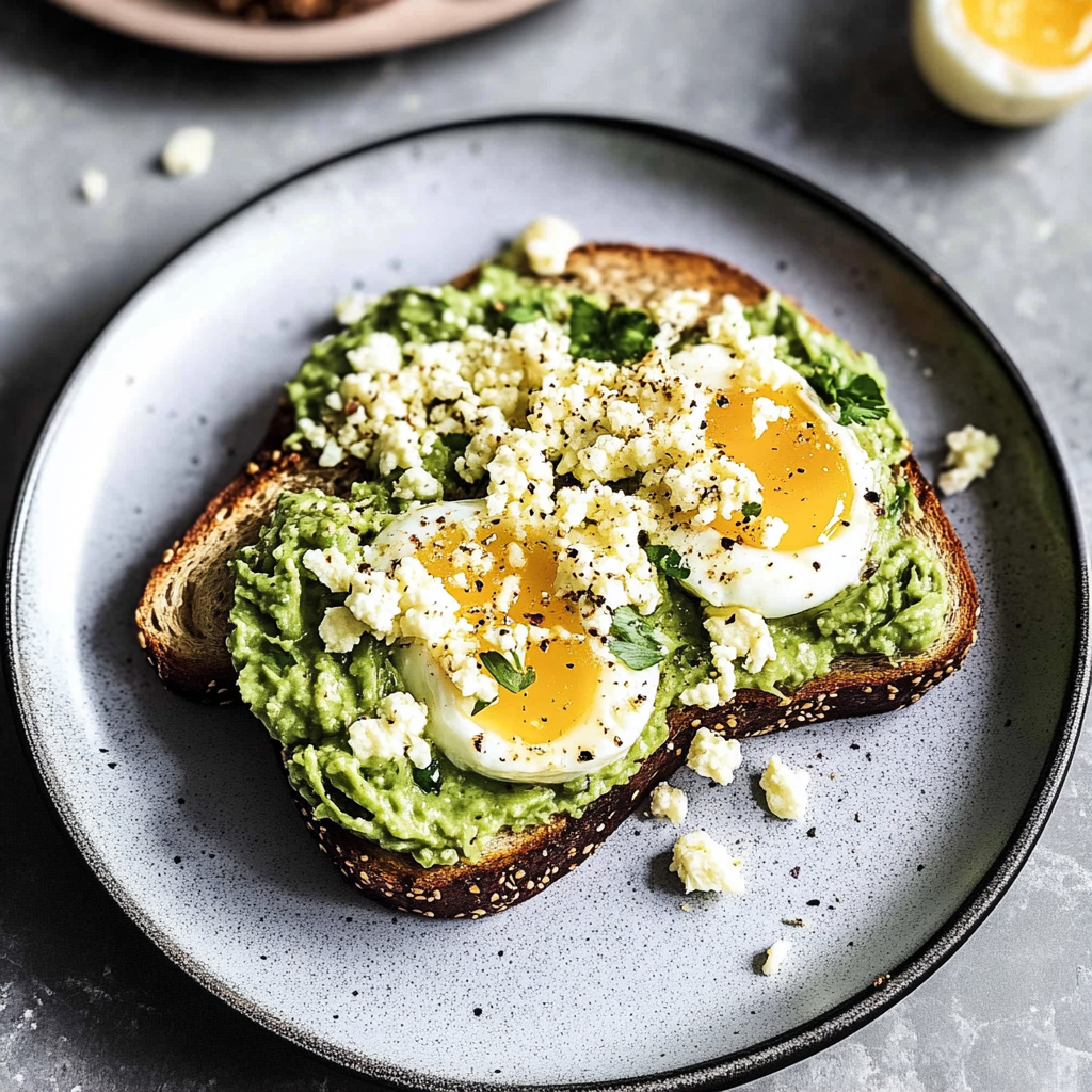 avocado toast with egg