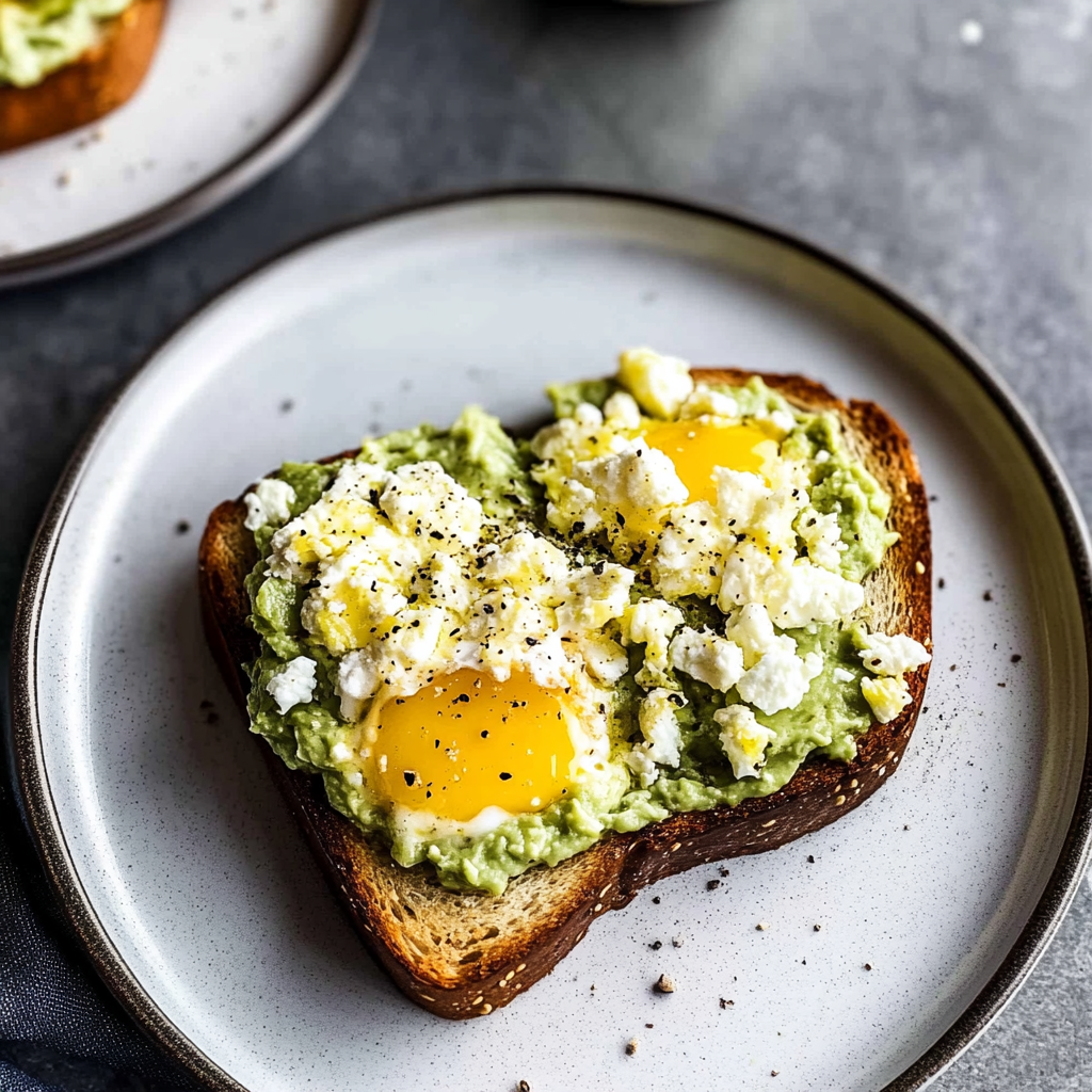 avocado toast with egg