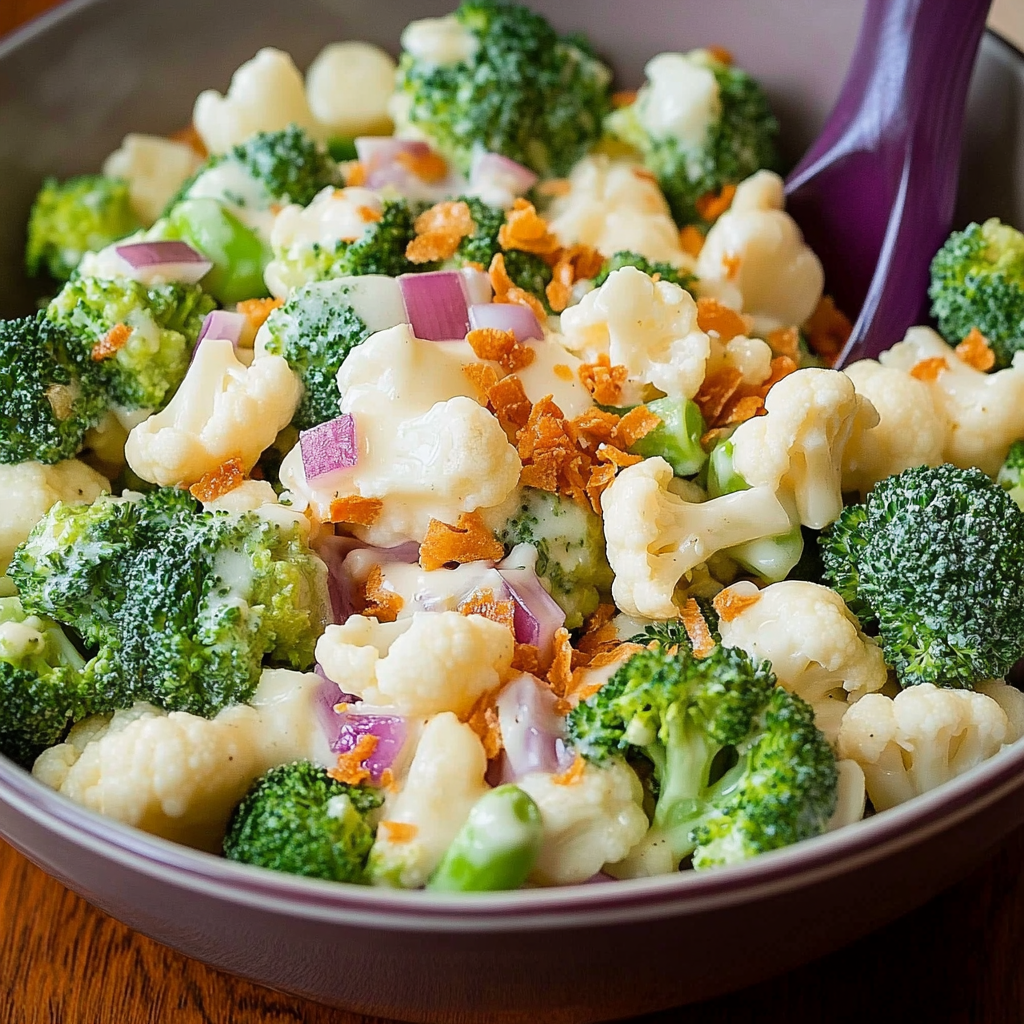 broccoli cauliflower salad
