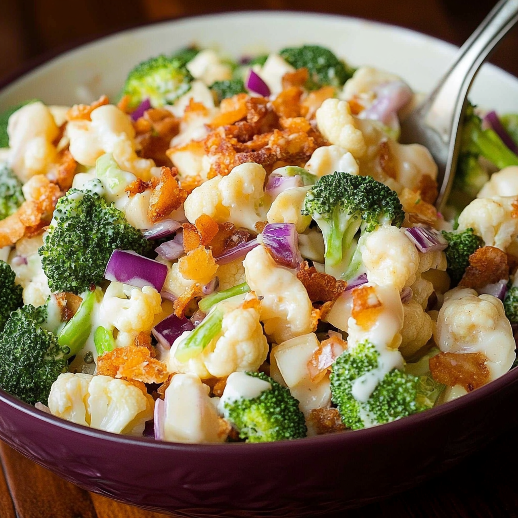 broccoli cauliflower salad