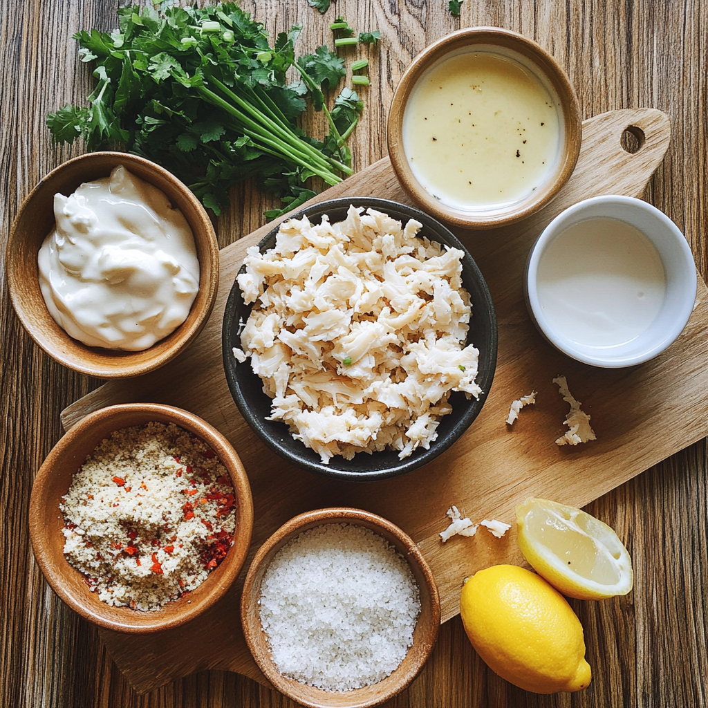 crab cakes ingredients