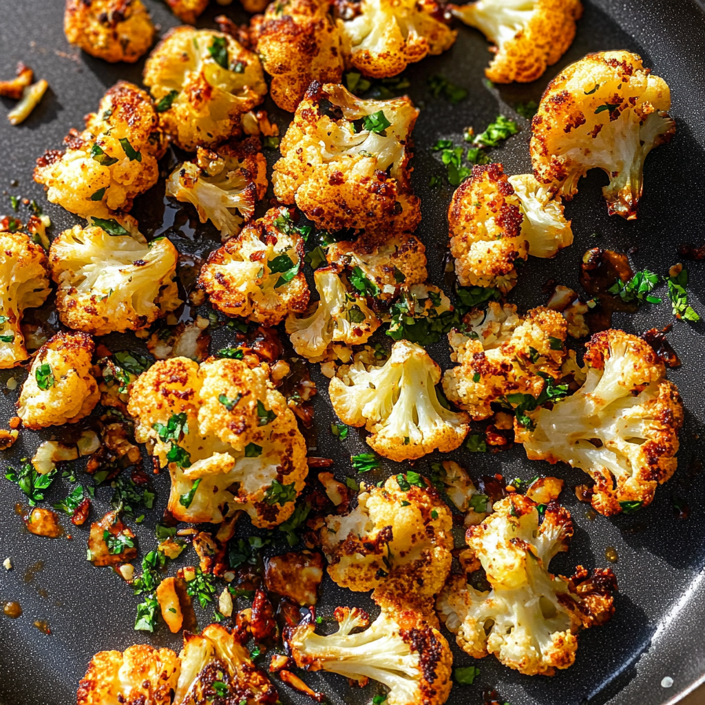 crispy roasted cauliflower