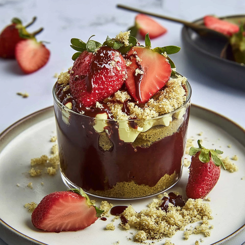 dubai hocolate Strawberry cup