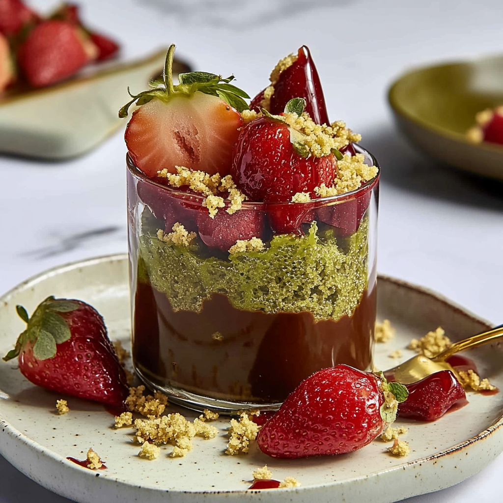 dubai hocolate Strawberry cup