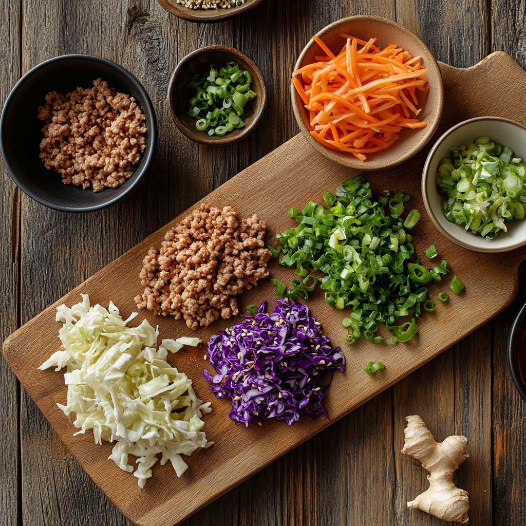 egg roll in a bowl ingredients