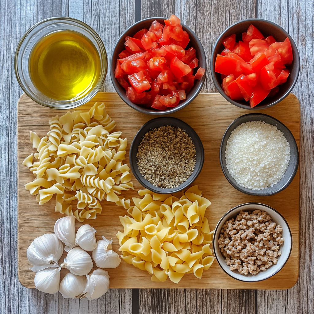 ground turkey pasta ingredients