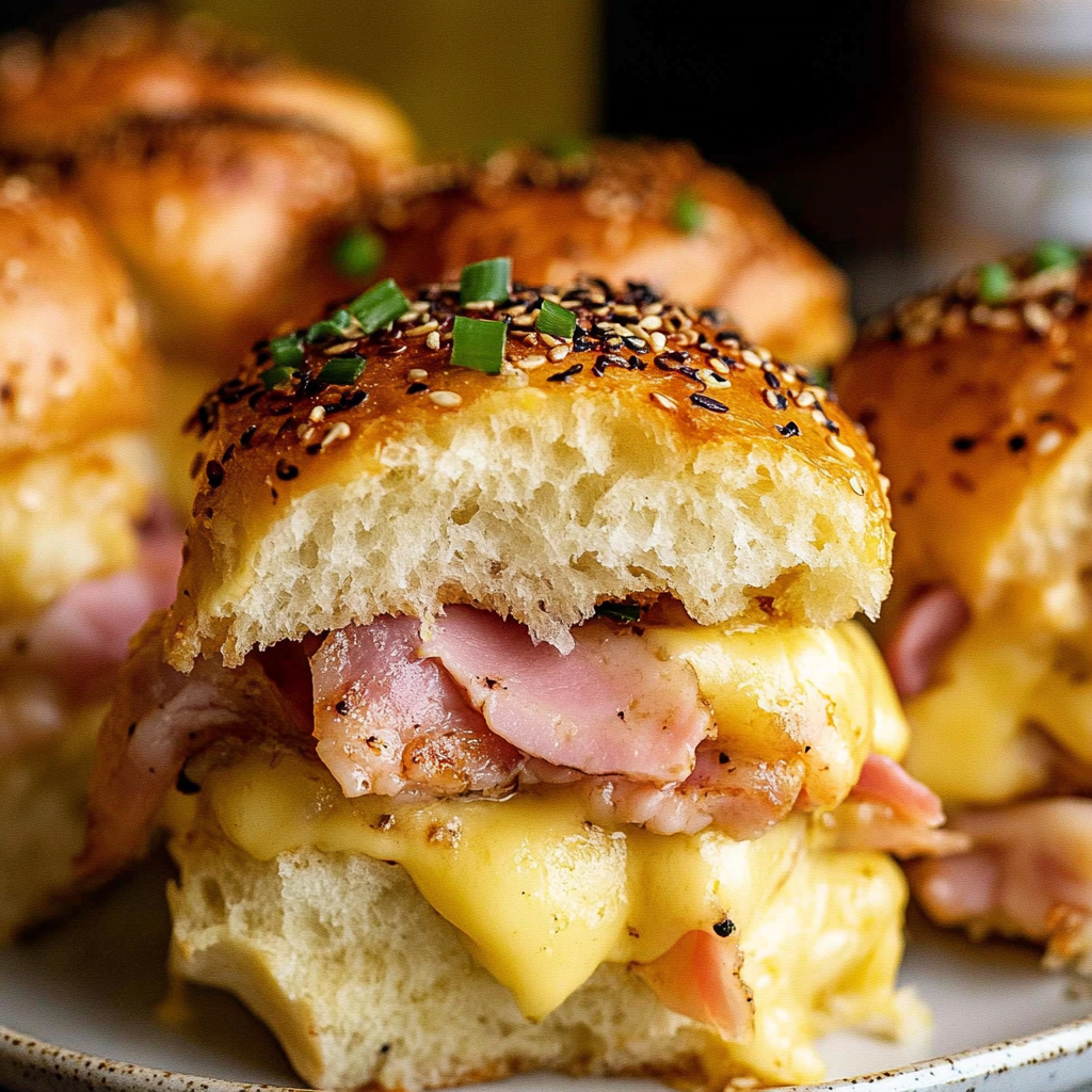 hawaiian roll sliders ham and cheese