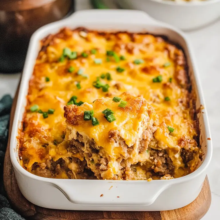 pancake sausage casserole