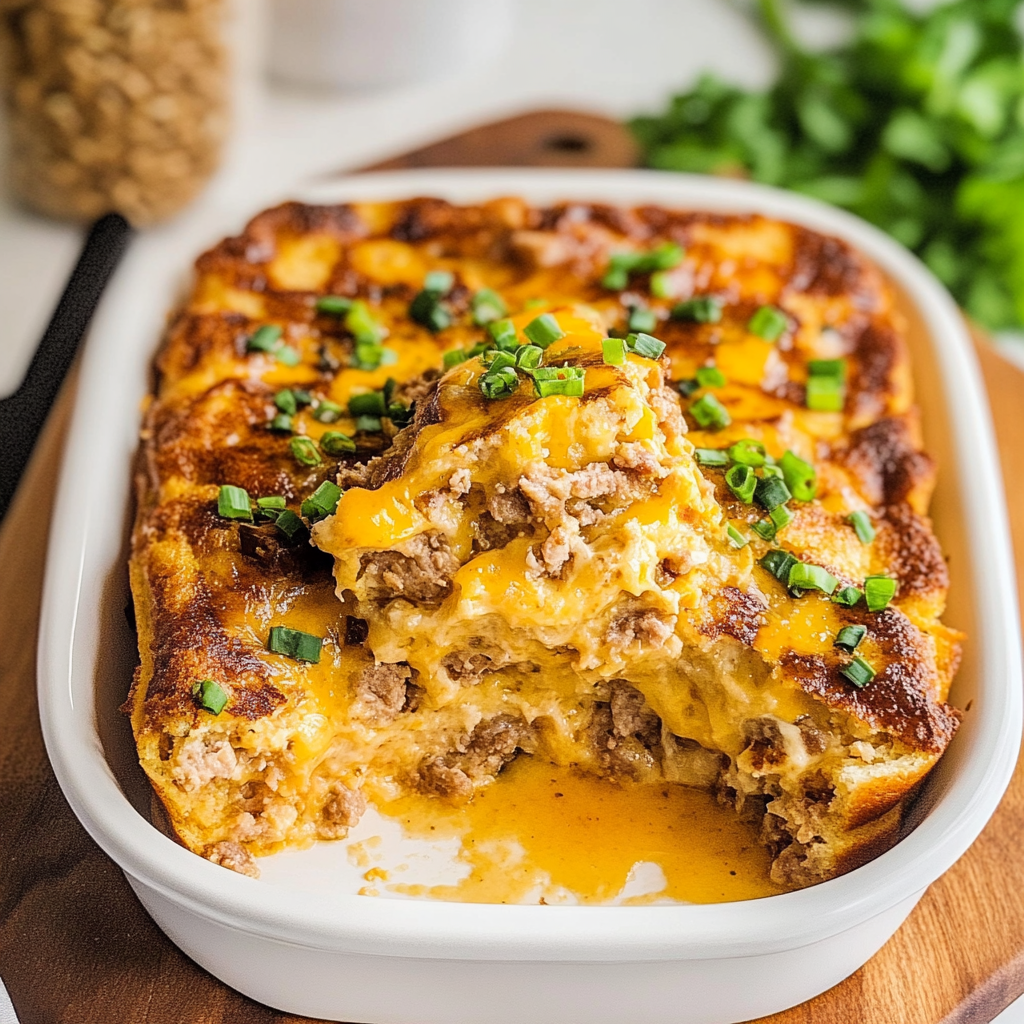 pancake sausage casserole