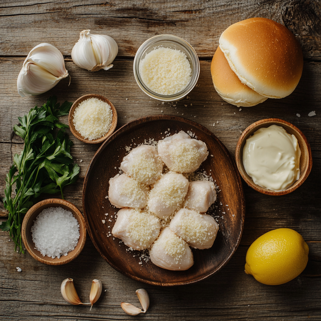 Parmesan Garlic Chicken Sandwich