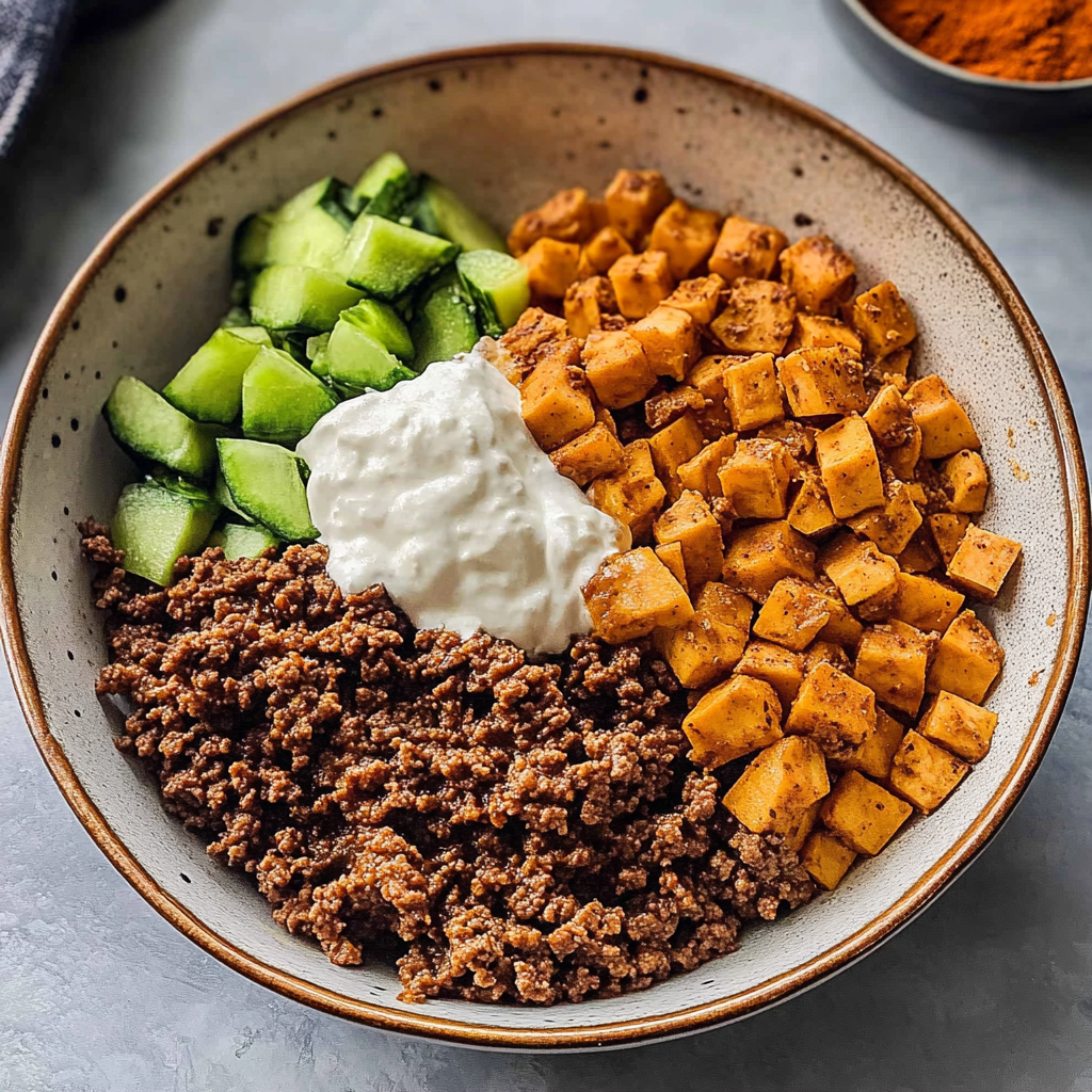 sweet potato taco bowl