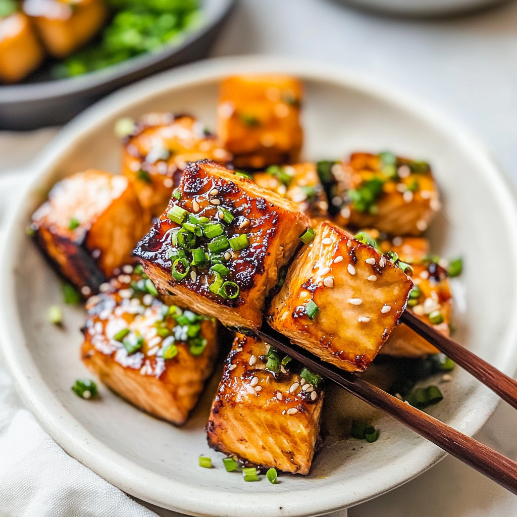 Air Fryer Salmon Bites