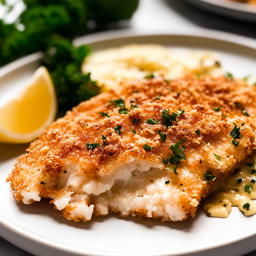 Baked Parmesan Crusted Tilapia
