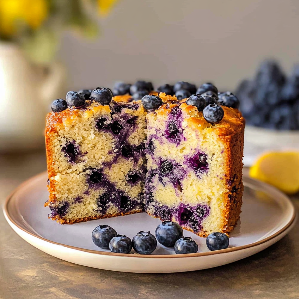 Blueberry Cake with Lemon