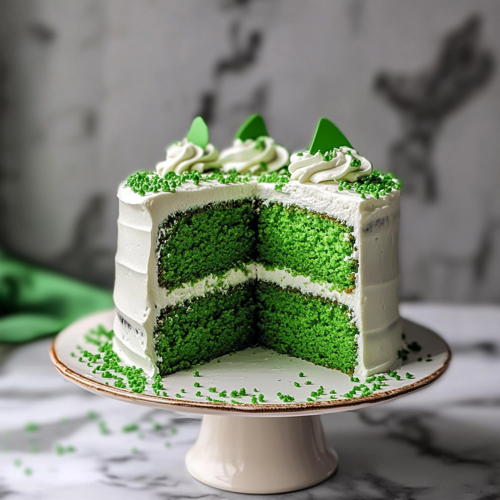Green Velvet Cake