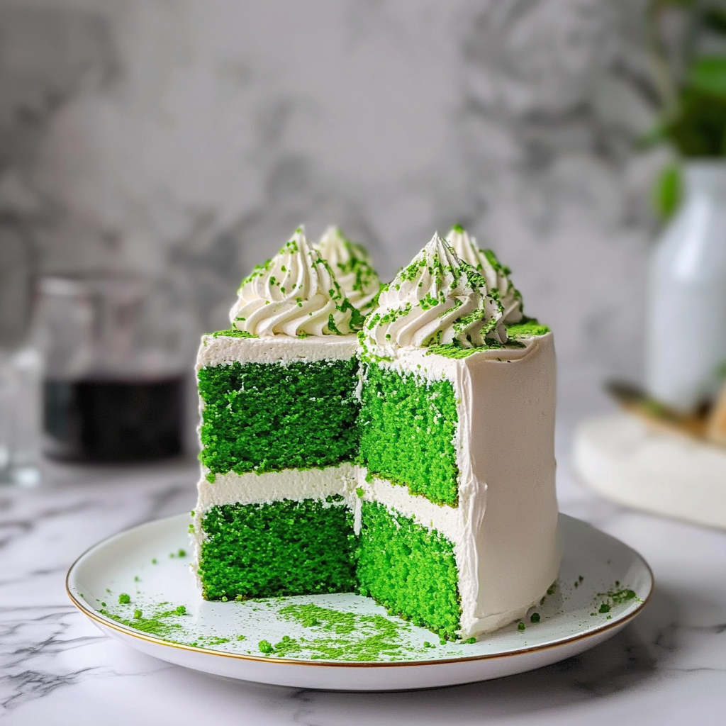 Green Velvet Cake