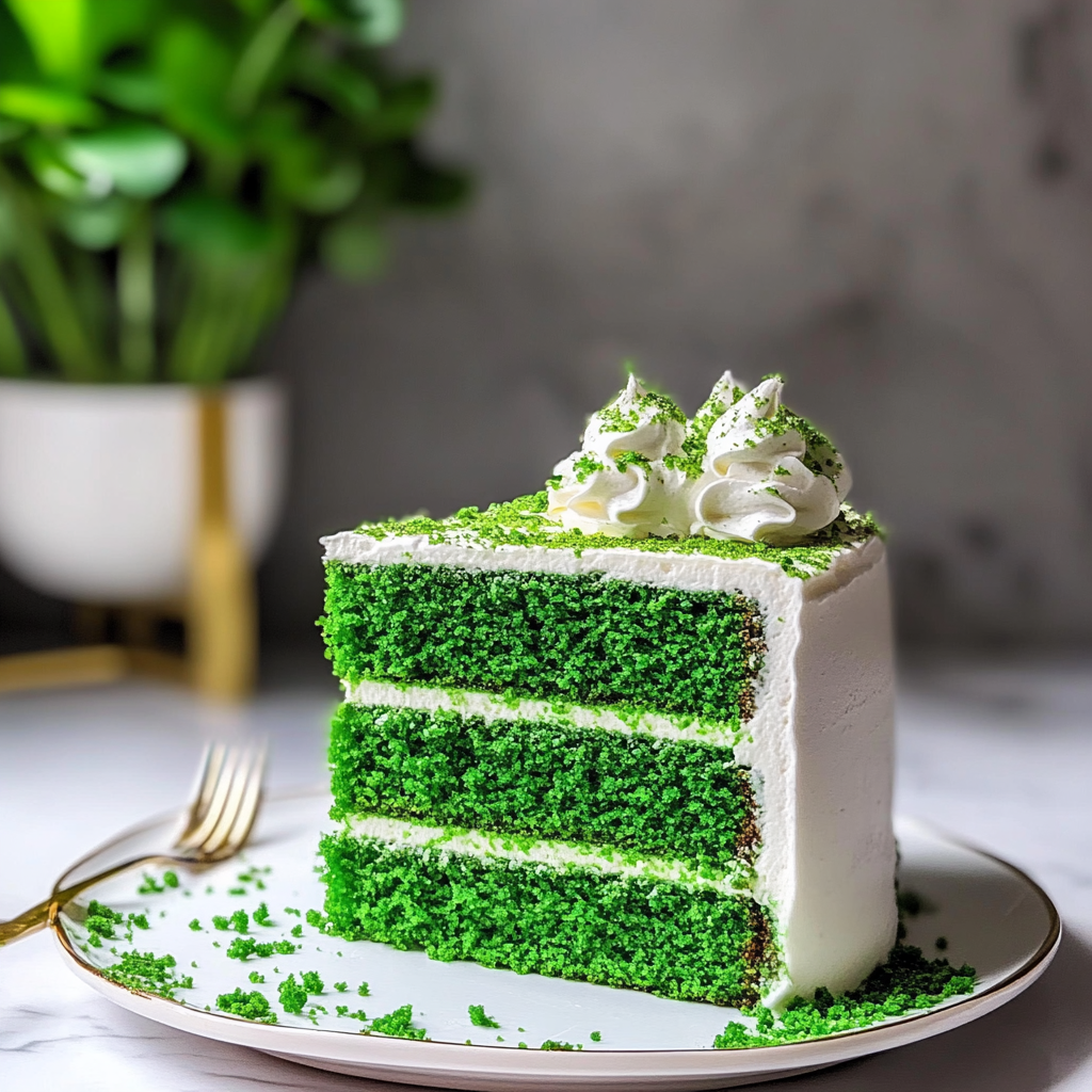 Green Velvet Cake
