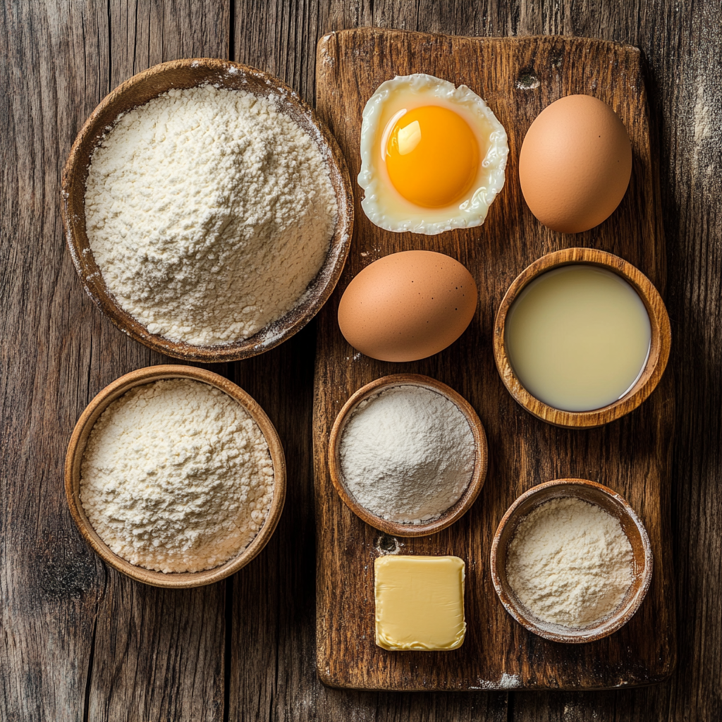 How to Make Crepes ingredients