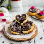 Puff Pastry Chocolate Hearts