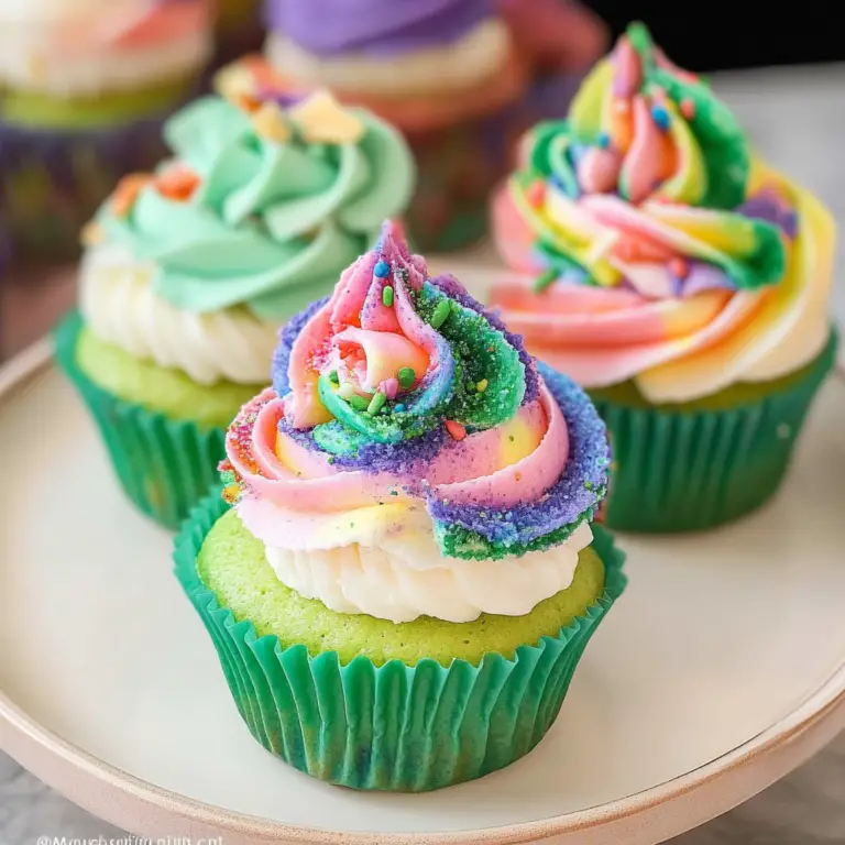 Rainbow Cupcakes