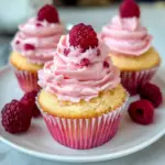 Raspberry Cupcakes with Raspberry Buttercream